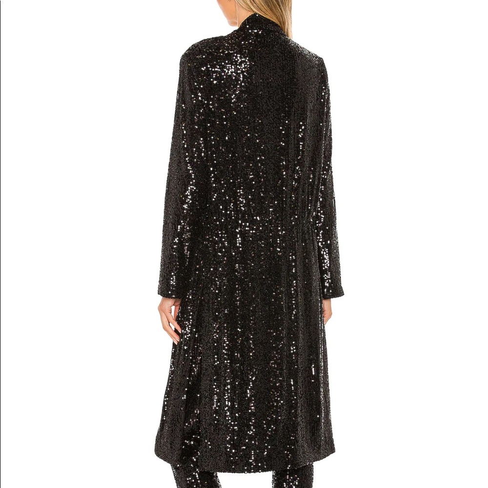 SOLD Steve Madden Show Stopper Duster - Black xs - Picture 3 of 4